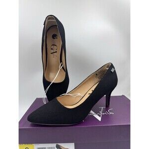New Gloria Vanderbilt Women's Marilyn Pumps Black Closed Toe Heels Sz 6 Shoes
